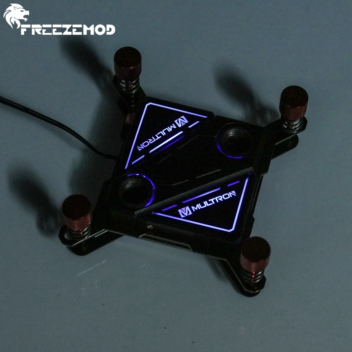 FREEZEMOD медный 60*60 мм ЦП черный водяной охлаждающий блок с сисветильник Том