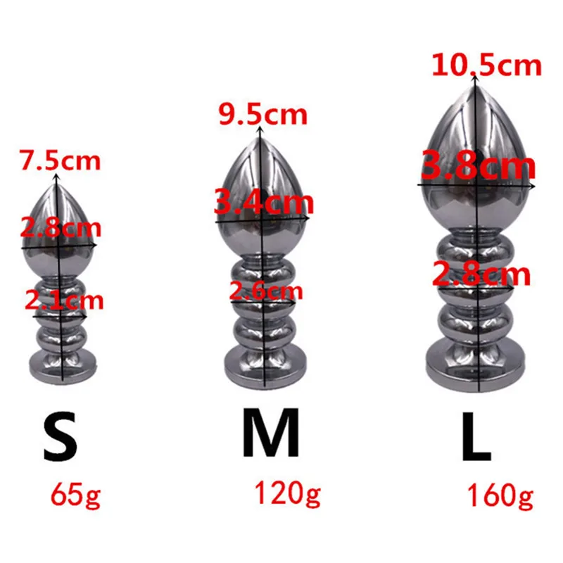 Thread Anal Plug Fox Tail Butt Body Massager Stainless Steel Stopper Sex Toys Female Masturbation H8-171E | Красота и здоровье