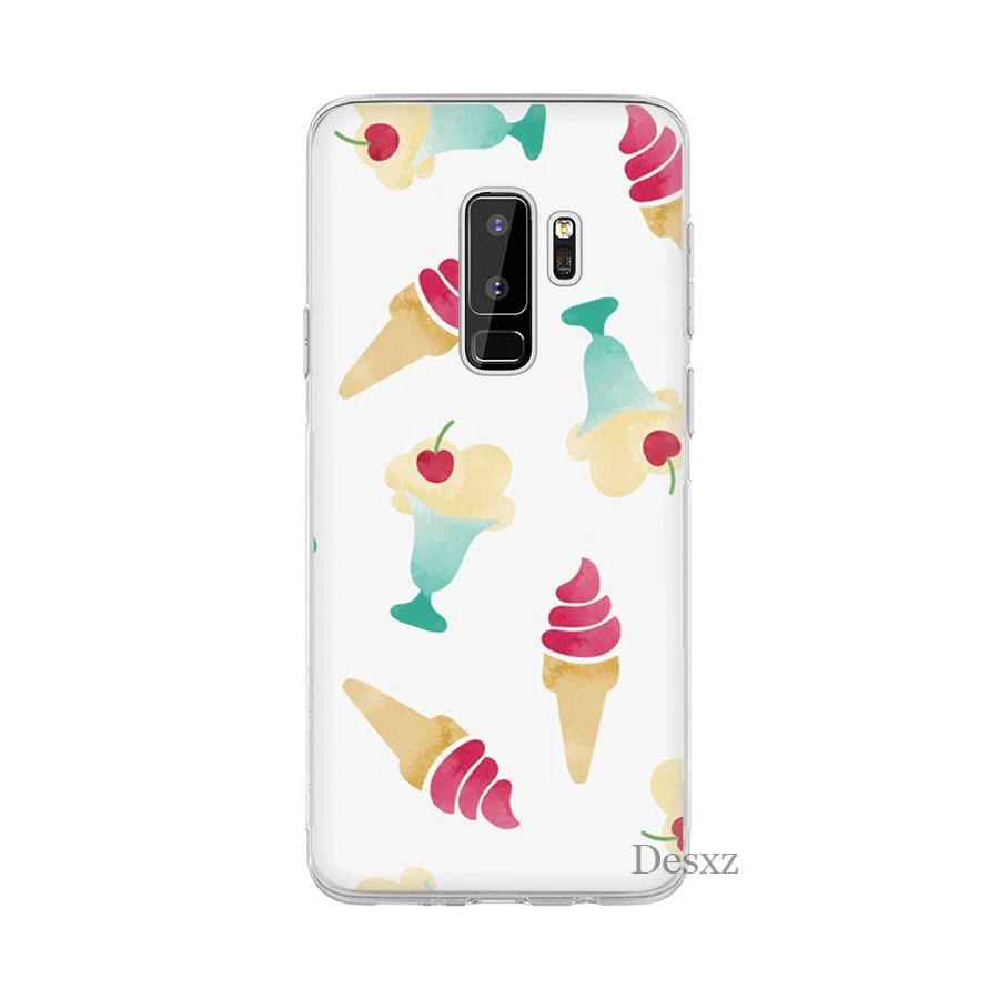 Чехол для телефона с милым мороженым Samsung Galaxy S3 S4 S5 S6 S7 S8 S9 Edge Plus Note 8 9 | Мобильные