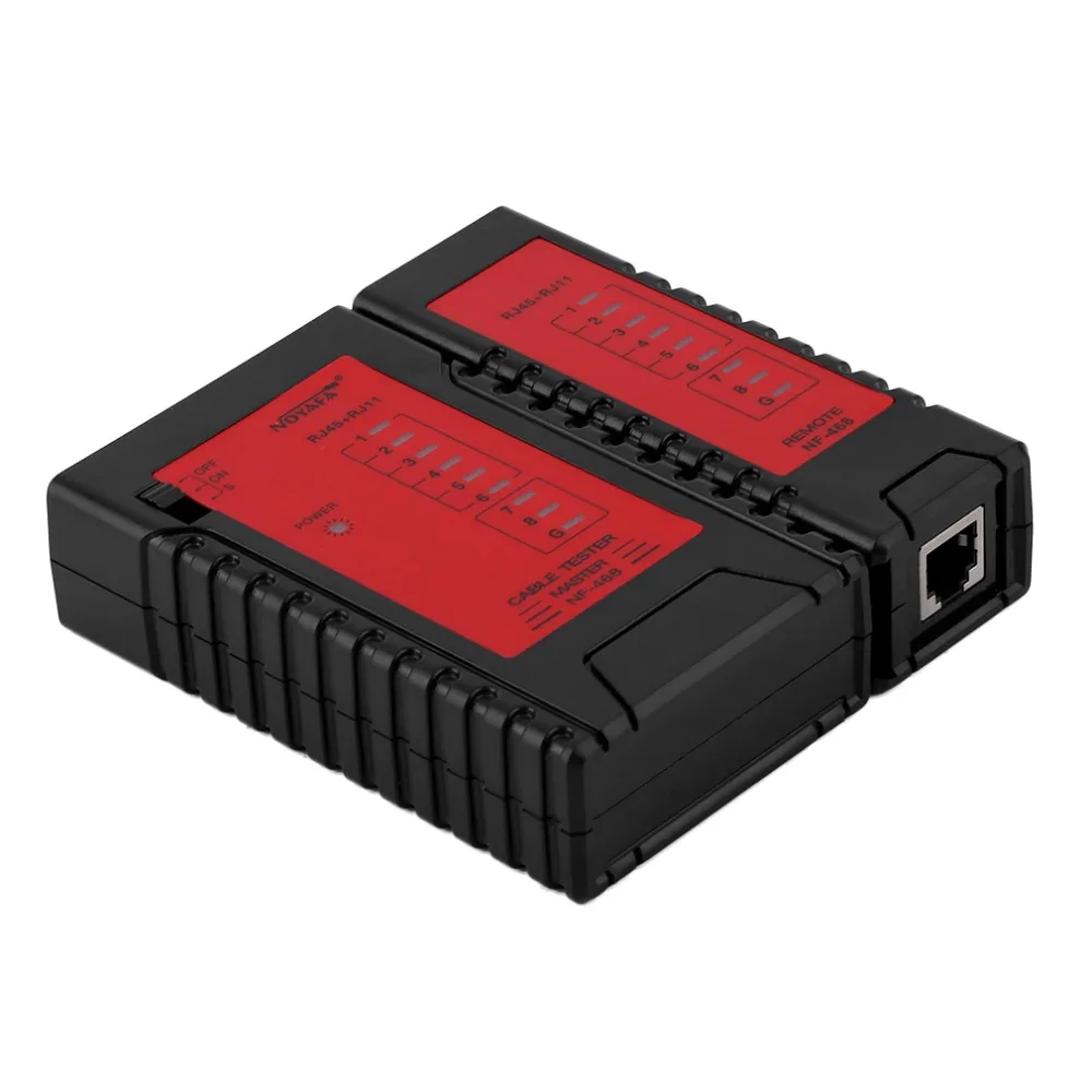 NOYAFA NF-468 Профессиональный Ethernet кабель ВКЛ-ВЫКЛ тест er RJ45 RJ11 RJ12 LAN кабель телефонная линия тест er сетевой Тест инструменты проверка