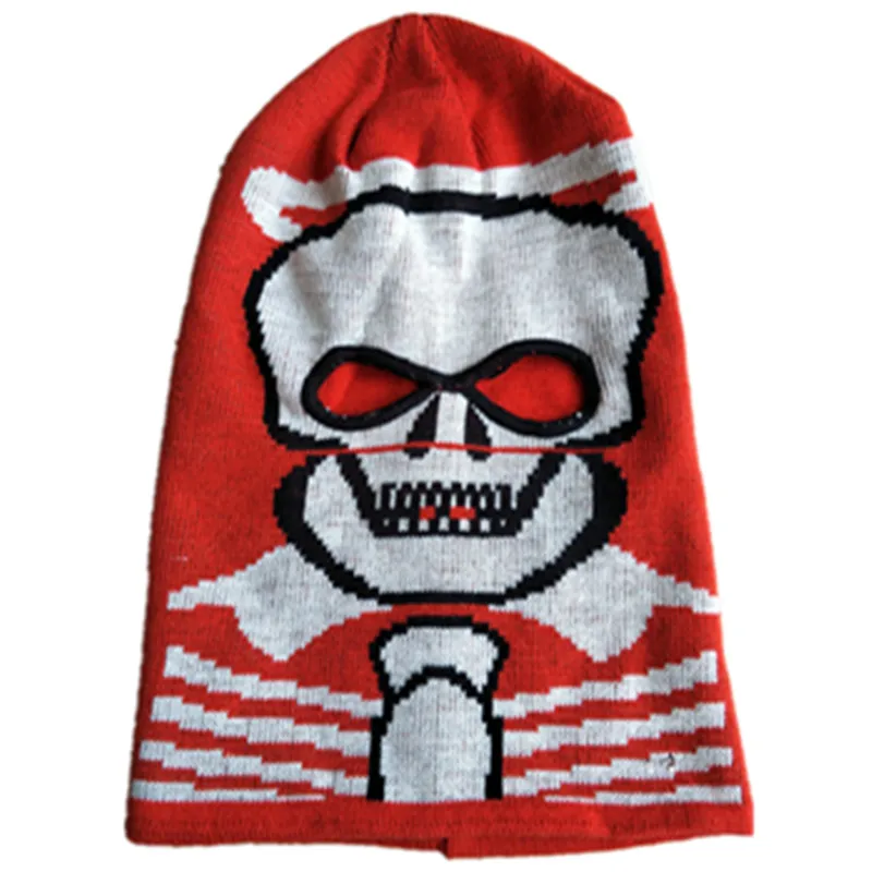 Новая модная вязаная маска для лица с черепом Джека Скеллингтона Ночь перед