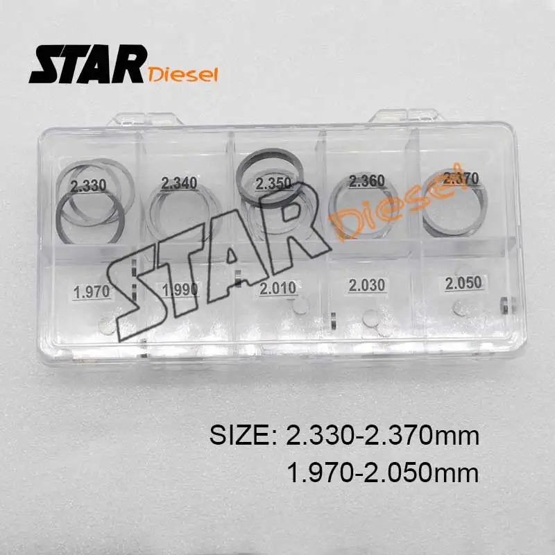 

Hot Sale! Accept OEM ! 50 pieces/set Common Rail Injector Washer Shim Injector Adjusting Washers Shims Gasket Repair Kits Spacer