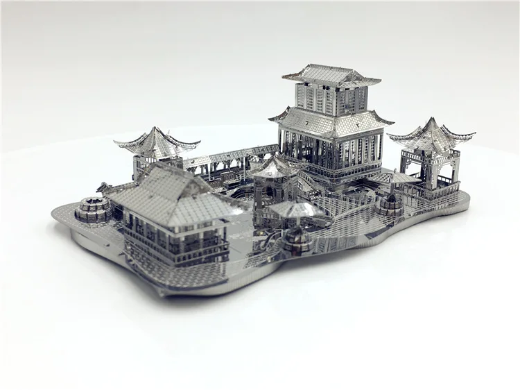 3D Трехмерная металлическая головоломка Китай Сучжоу сад ручная сборка