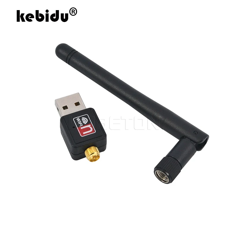 Kebidu 150 Мбит/с USB Wi-Fi беспроводная сетевая карта сетевой адаптер LAN 2 4G MT7601 802 11 n/g/b для
