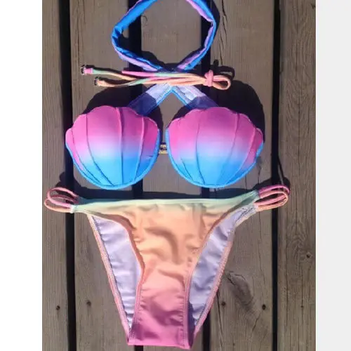 Женский купальник бикини с пуш апом бандажный подкладкой 2019|bikini set|bikini set push-upbikinis