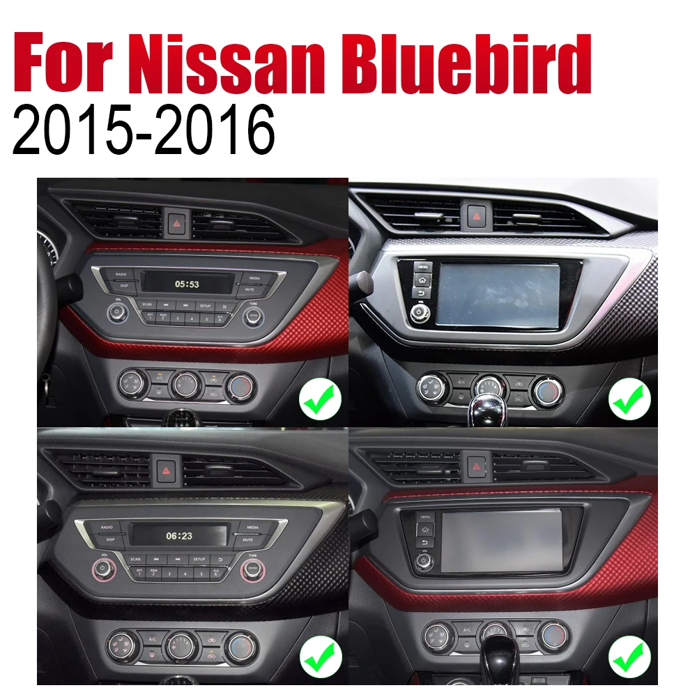For Nissan Bluebird 2015~2016 Car Audio Video Multimedia Player Multi-Touch Screen Head Unit GPS Navigation System Radio Stereo |