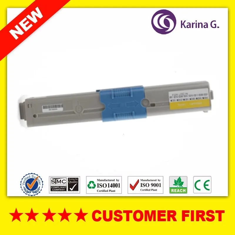 Восстановленный для цветного картриджа с тонером OKI C301 C321 Okidata и т. д.|Картриджи
