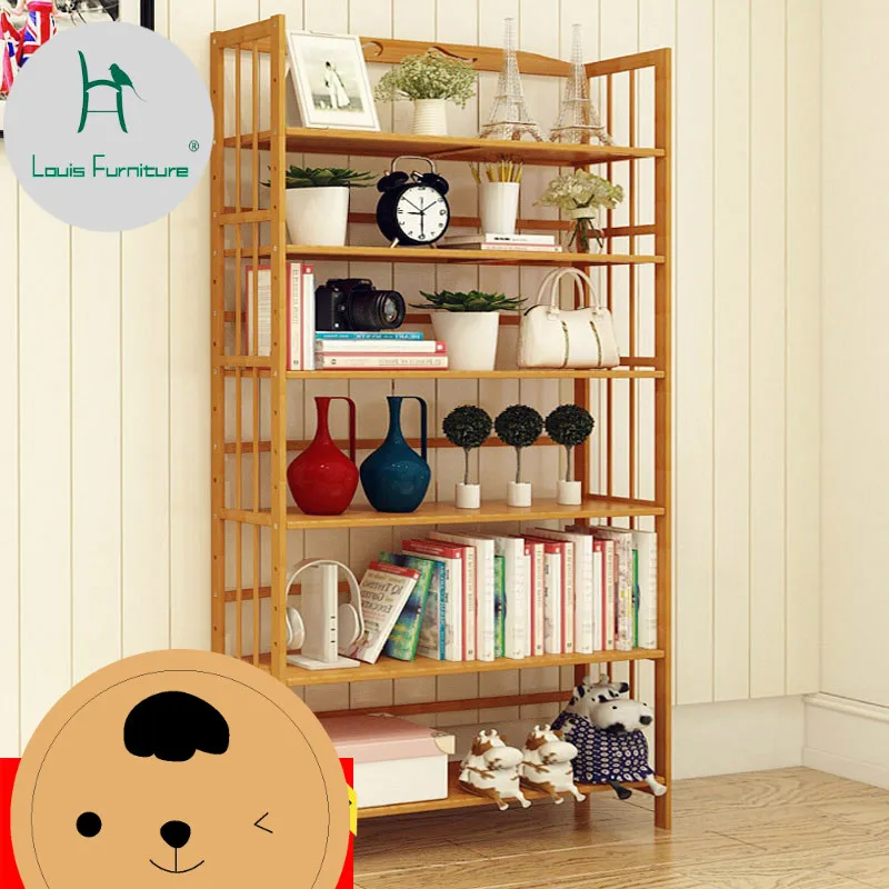 Louis Fashion Bookcas Bookshelf Simple Student Creative Table Combination Modern Children's Small Shelf Landing | Мебель