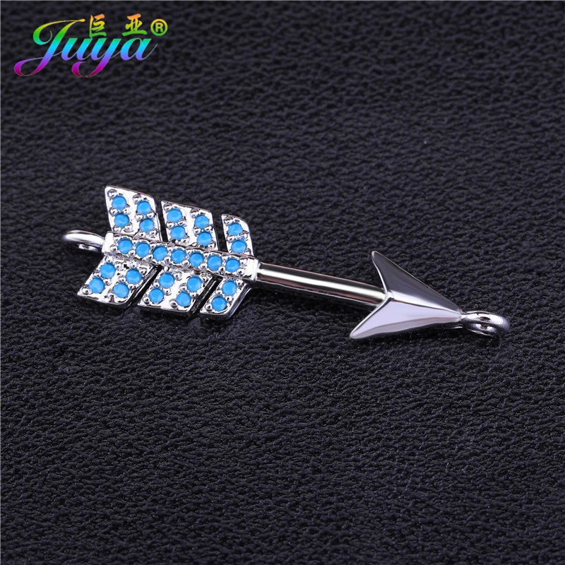 Ювелирные детали Juya для украшений сделай сам Шарм-соединитель со стрелками