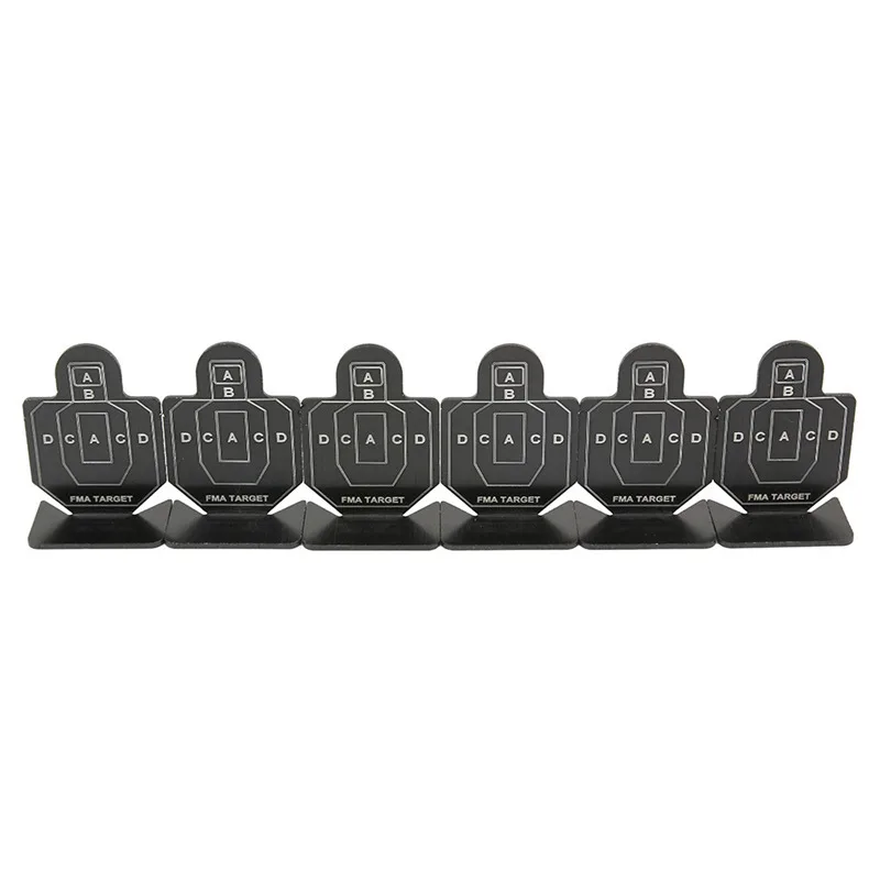FMA 6pcs/set Outdoor Metal Airsoft Tactical Hunting Shooting Target Set Archery Kit Practice Accessories TB1003|metal target|gbb airsofttarget