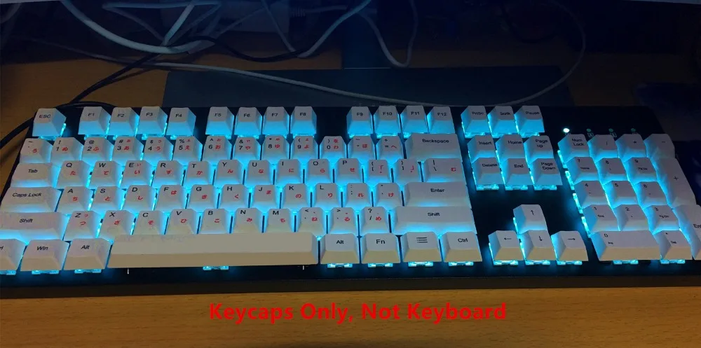 104 клавиши японская Корейская русская Сублимация краски PBT Keycap ANSI OEM профиль для
