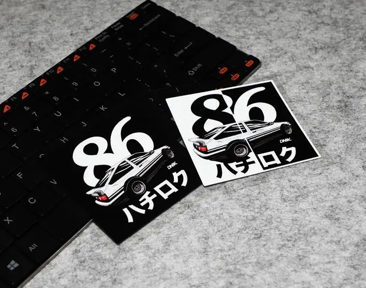 Дрейф JDM racing японская наклейка vinyl Japan Initial D AE86 BRZ stickers Takumi Fujiwara Tofo shop car motorcros |