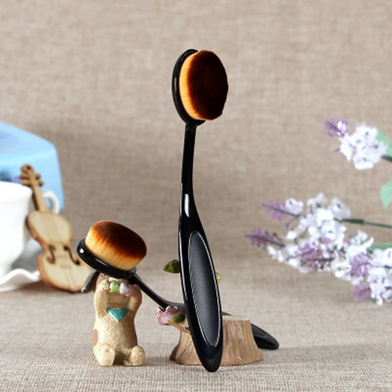 1PCS Makeup Brushes Set Toothbrush Type Make Up Foundation Powder Concealer Blush Cosmetic Beauty Tool Kit | Красота и здоровье