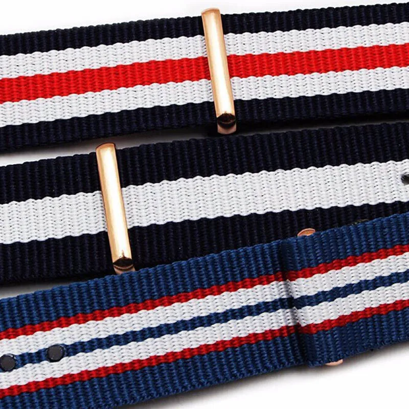 Длинный ремешок для часов 2019 нейлоновый мужчин и женщин 20 мм 18 с пряжкой цвета