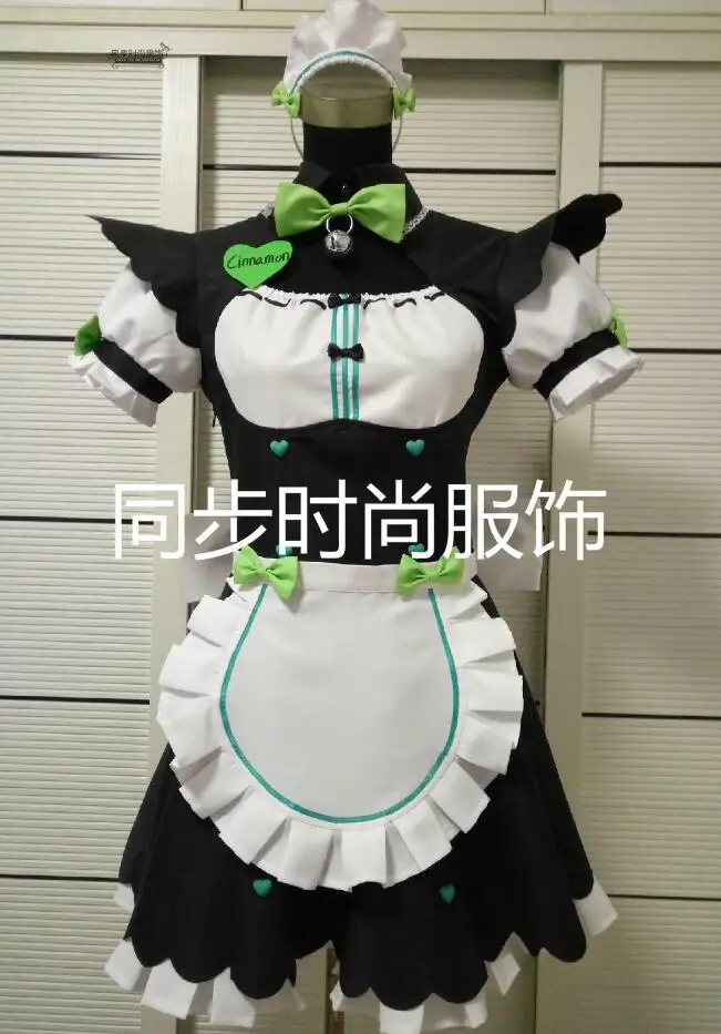Chocola ваниль NEKOPARA OVA горничная форма lolita kawaii девушки принцесса костюм детской