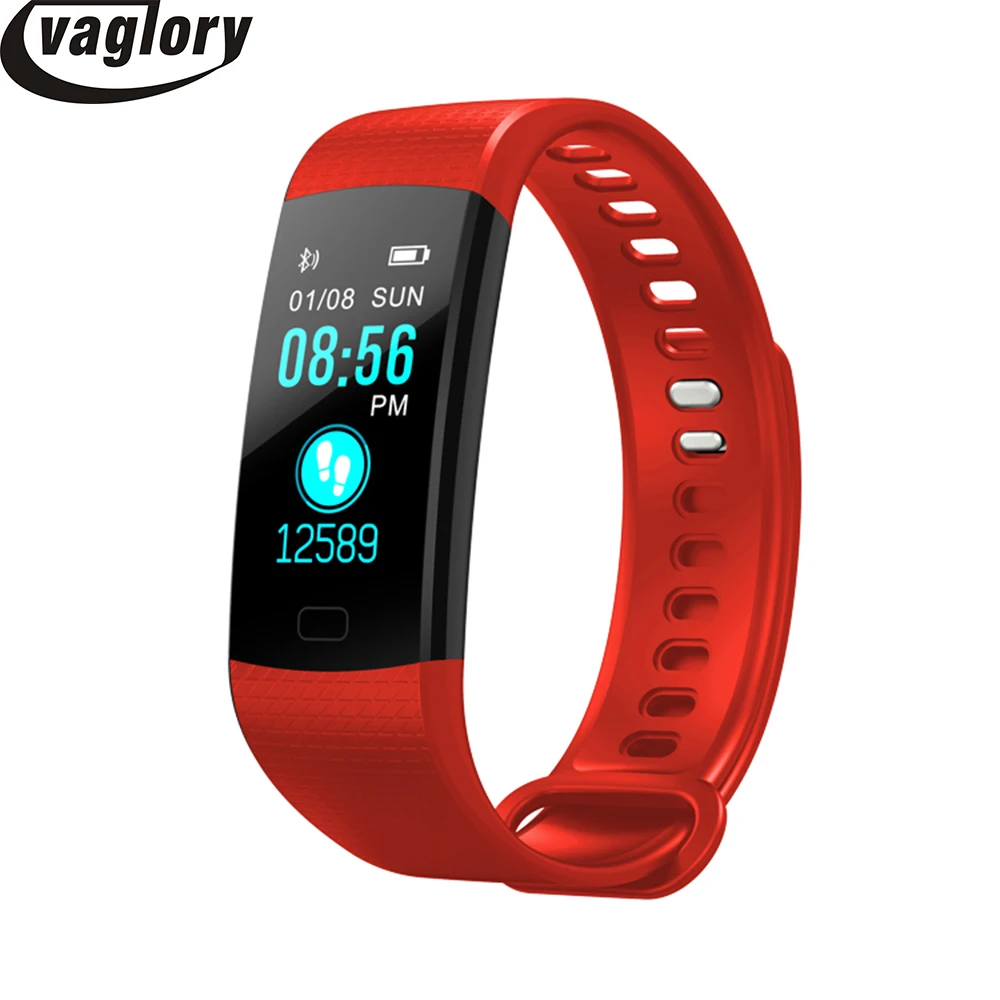 Smart Band Y5 Smartband Color Screen Wristband Heart Rate Activity Fitness tracker Electronics Bracelet | Электроника
