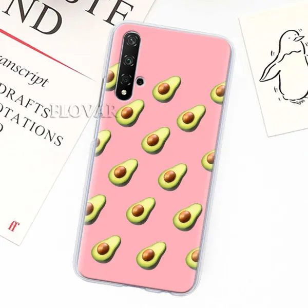 010 Забавный чехол для телефона Tumblr avocado s для Honor 9 10 Lite 20 Pro 8X 8A 8C 8S Y7 Y9 View 20, Жесткий Чехол из поликарбоната - Цвет: 010