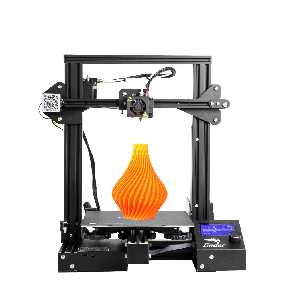 Creality Ender 3 Pro 3d принтер DIY Prusa I3 креативный Модернизированный блок питания ul и reception