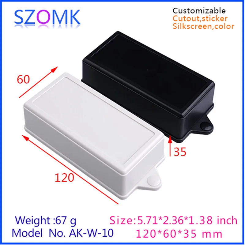 Горячая продажа пластиковый корпус коробка szomk распределительный (1 шт.) 120*60*35 мм