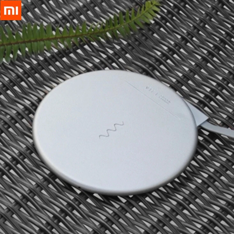 Новейшее беспроводное зарядное устройство Xiaomi VH 5 В/2 А 5 Вт стандарт Qi 9 В/1,67 а 7,5 Вт/10 Вт QC 3,0 Быстрая зарядка для iphone X 8 samsung