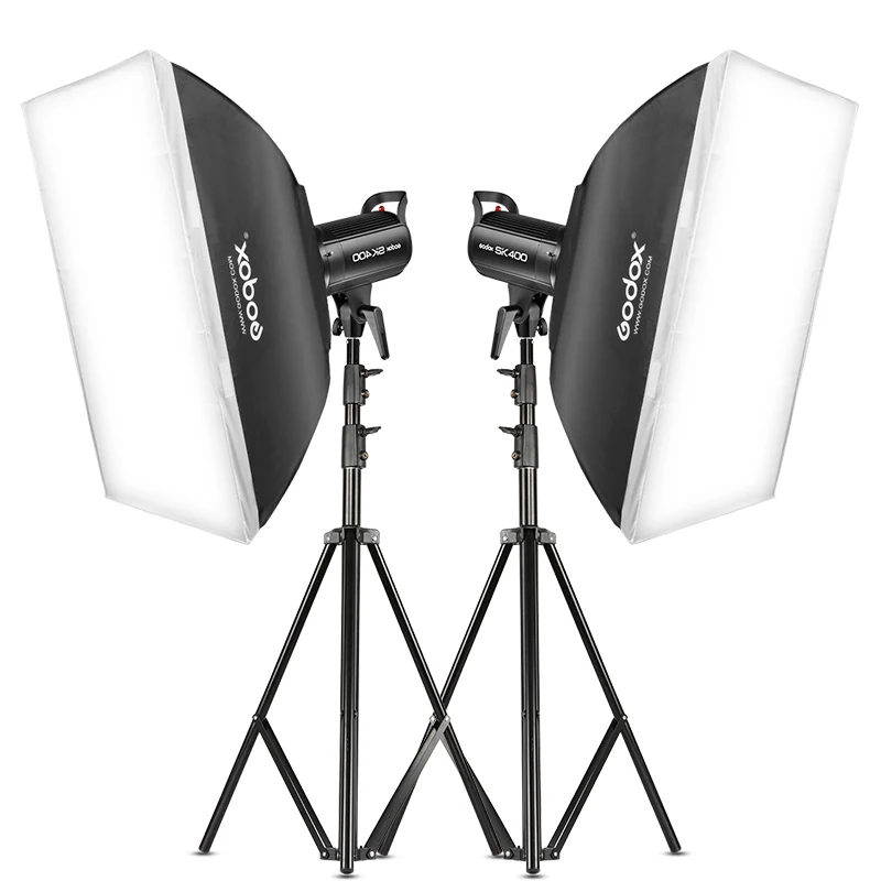 800Ws Godox SK400 II 2x400 Ws 220V Фотостудия вспышка светильник ing, софтбокс, 280 см светильник стенд, мягкий зонтик, вспышка встроенные приемники