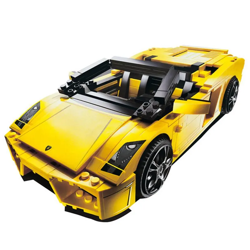 Конструкторы Creator крутой гоночный спортивный автомобиль 820 шт. модель строительные блоки игрушки для детей собрать создателей гонщиков подарки - Цвет: No box