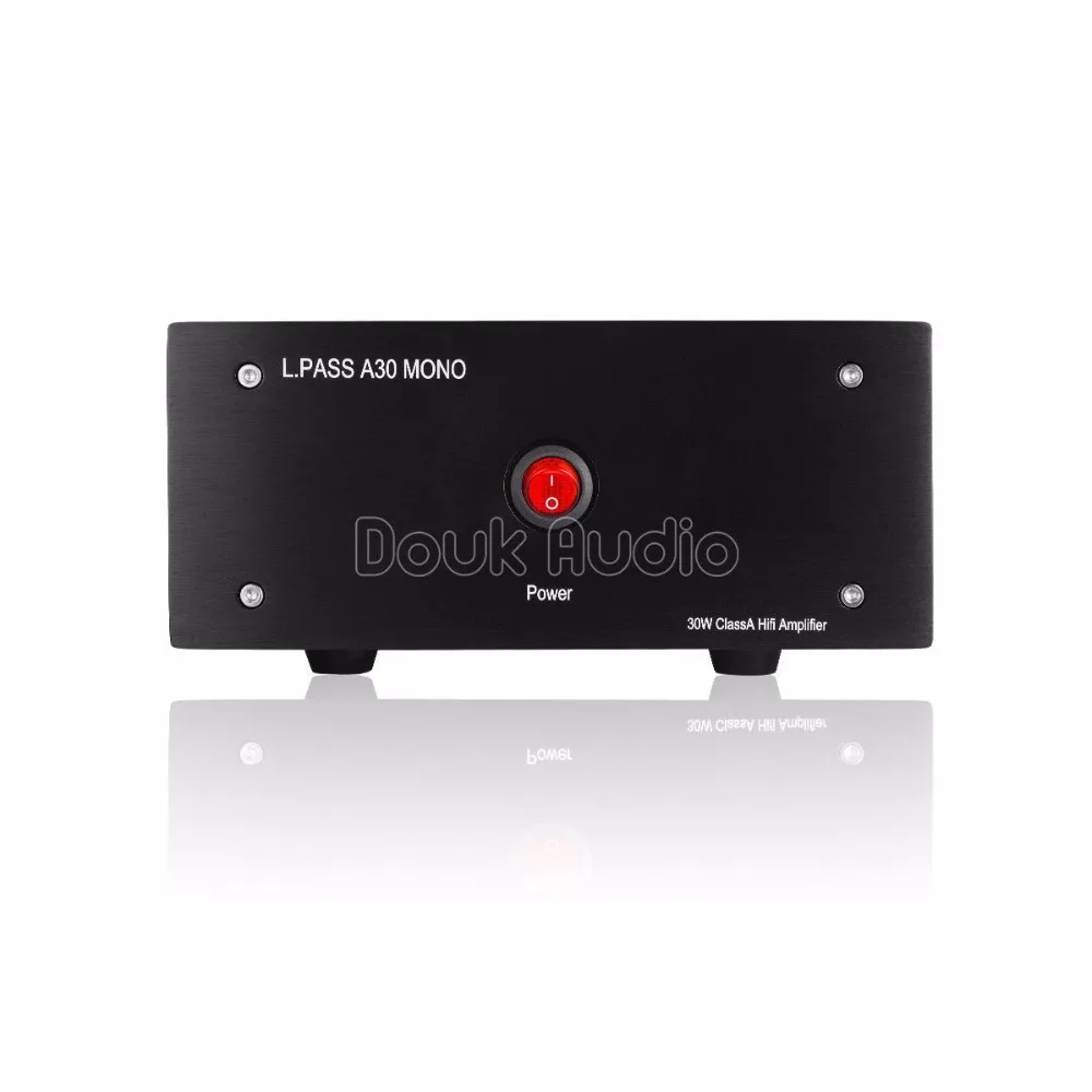 Douk аудио Hi-end моноканальный усилитель мощности MOSFET одноконечный класс A XLR балансный усилитель Amp Pass A30 схема