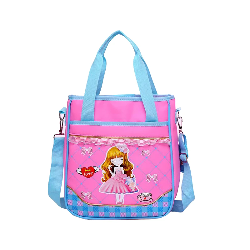 2pcs/Set Trolley School Bag for Girls Cute Bow With Princess larger Capacity bags with six Wheels Kids Hand Bags | Багаж и сумки