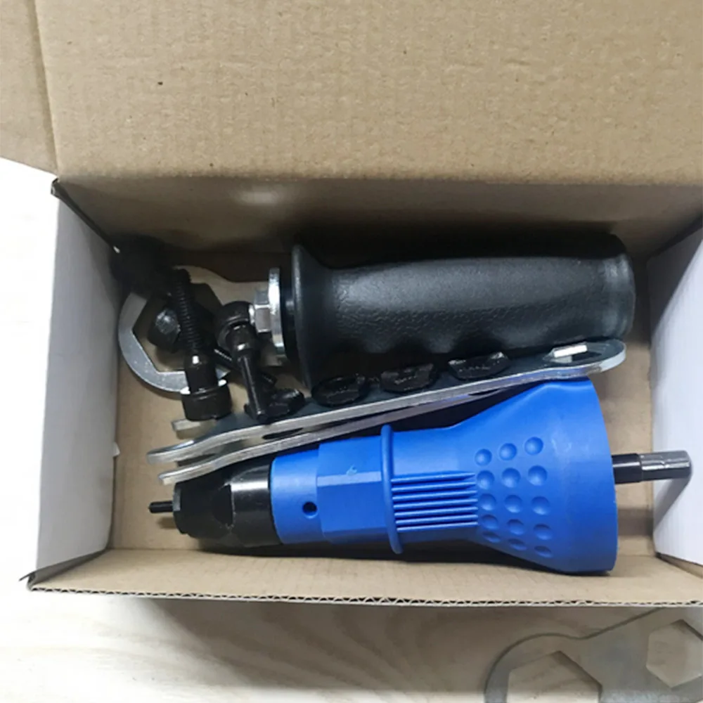 

Electric Rivet Nut Gun Attachment Cordless Drill Adapter Insert Riveter Riveting Tool 1pc