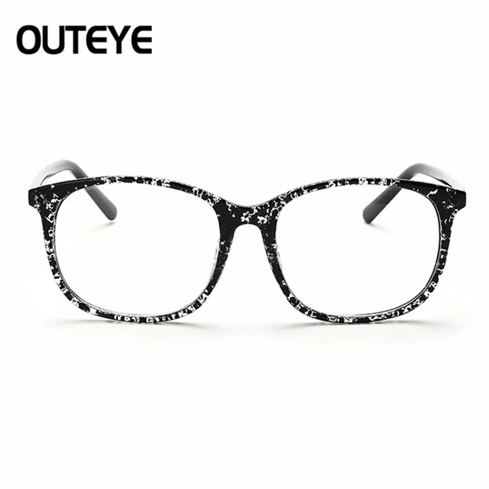 Винтажные Ретро очки градиентная оправа для очков женщин прозрачные линзы