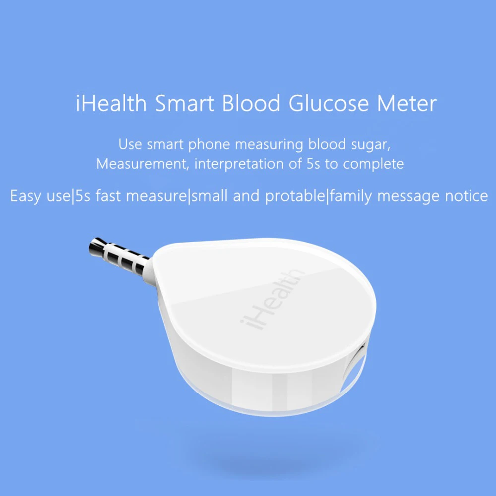 Youpin iHealth умный измеритель уровня глюкозы в крови BG1 Обнаружение диабетического