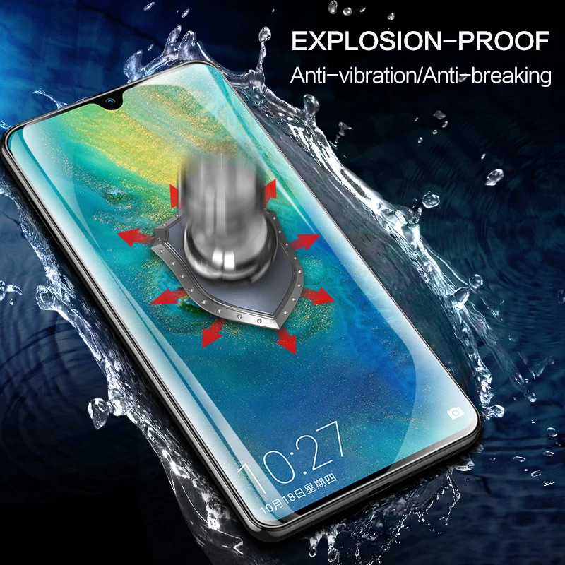 Гидрогелевая пленка SmartDevil для Huawei Mate 20 Pro полностью изогнутая защитная HD