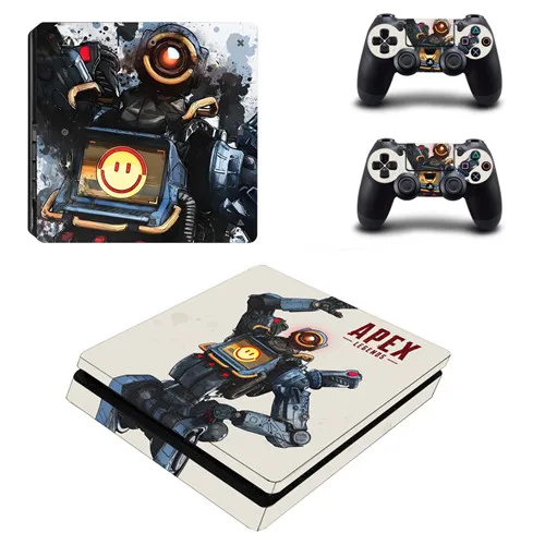 YSP4S-3389 Игра Apex Legends PS4 тонкая кожа Наклейка виниловая для консоли Playstation 4 и 2 контроллеров PS4 тонкая кожа Наклейка - Цвет: YSP4S-3389