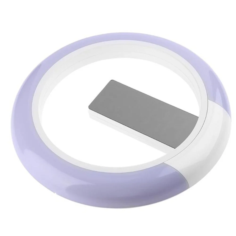 Светодиодный дисплей будильник время памяти полые настенные часы с зеркальной