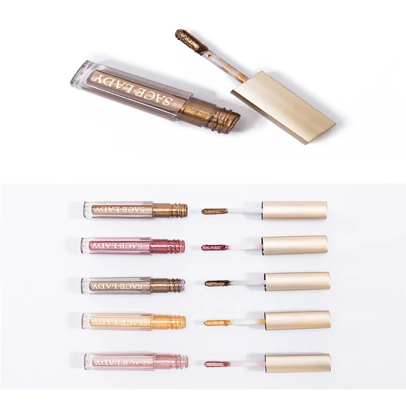 Новинка 2019 музыкальная подводка для глаз с цветами Трехцветная стойкая