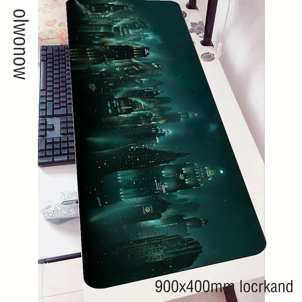 Коврик для мыши bioshock геймер толстый 90x40 см notbook игровой коврик большой