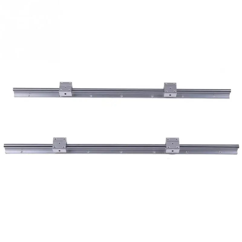 Wholesale 2 Set/Lot SBR12-700mm Linear Bearing Rail Sliding Guides Shaft + 4Pcs SBR12UU Blocks linear bearing slide | Обустройство