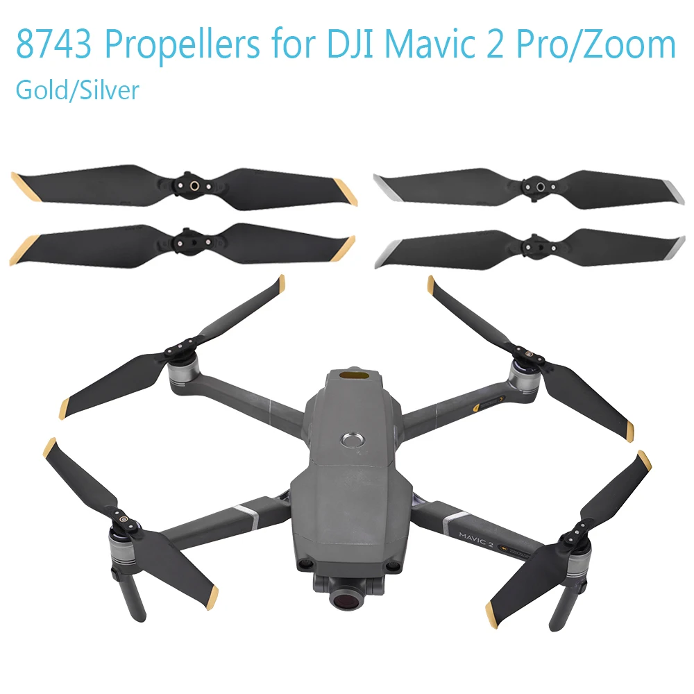 2 шт. 8743 CW + CCW DJI Mavic Pro Zoom Propeller малошумные пропеллеры БЫСТРОРАЗЪЕМНАЯ Лопасть Винта