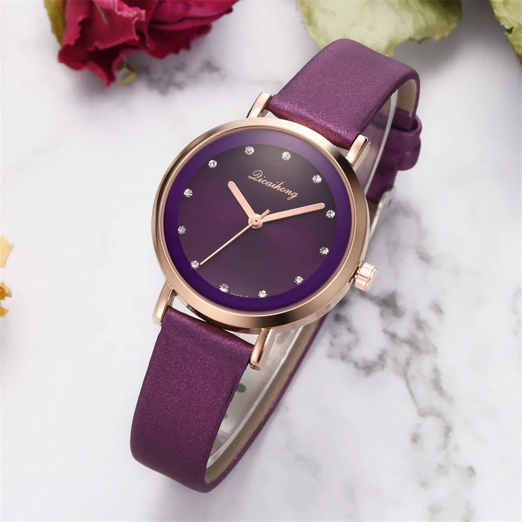 Licaihong модные повседневные Брендовые женские часы Reloj простые классические