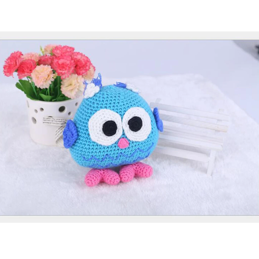 Ручная работа DIY Сова кукла игрушка набор для вязания крючком амигуруми набор для детей начинающих ремесла