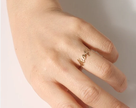 Модный &quotНадежда&quot буквы кольцо надеемся поверхность для рисования 30 штук в