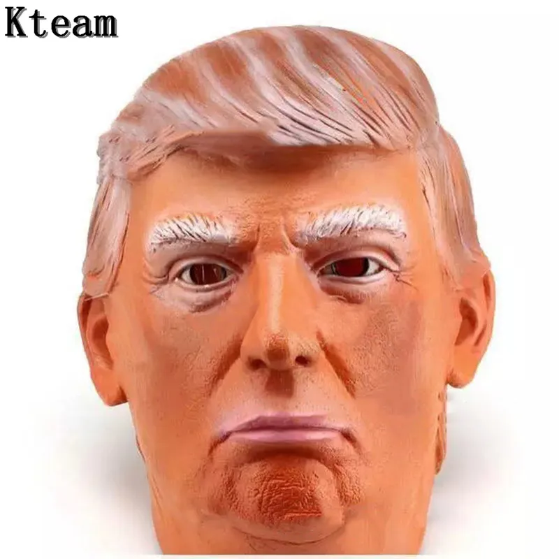Известный человек Дональд Трамп маска для миллиардеров латексная Хэллоуина