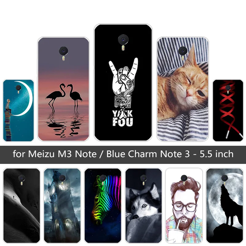 ТПУ чехол для Meizu M3 Note черный матовый END WOLF чехлы телефонов прозрачный тонкий