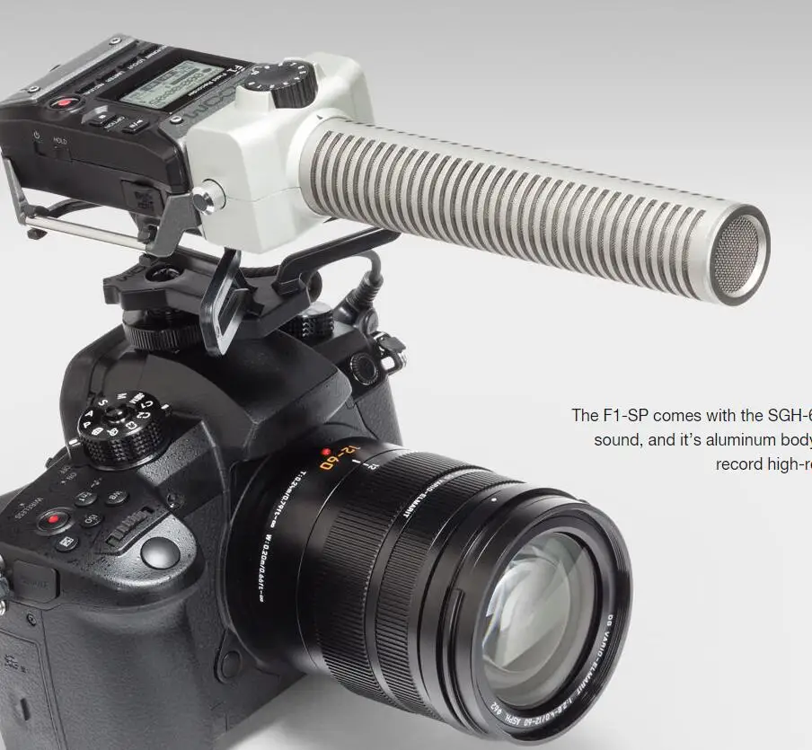 ZOOM F1-SP полевой рекордер+ дробовик микрофон аудио рекордер DSLR камера запись для запуска и пушки кинематографистов Действие Видео производство