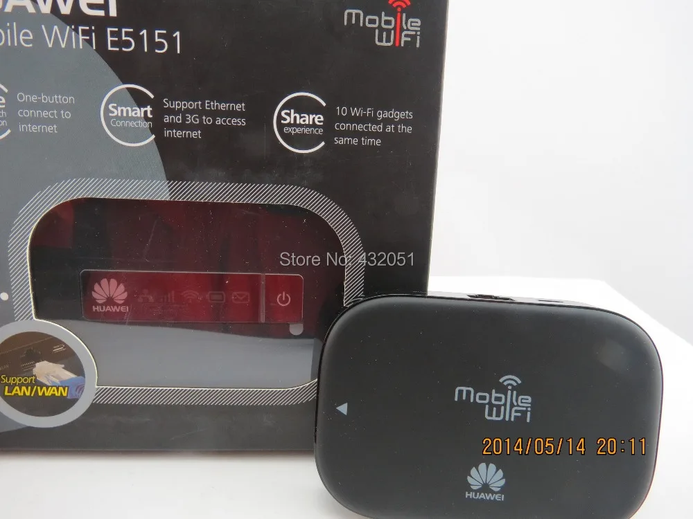 Huawei e5151 разблокирована 3G WCDMA GSM HSDPA 21.6 Мбит/с LAN Беспроводной маршрутизатор Wi-Fi МИФИ