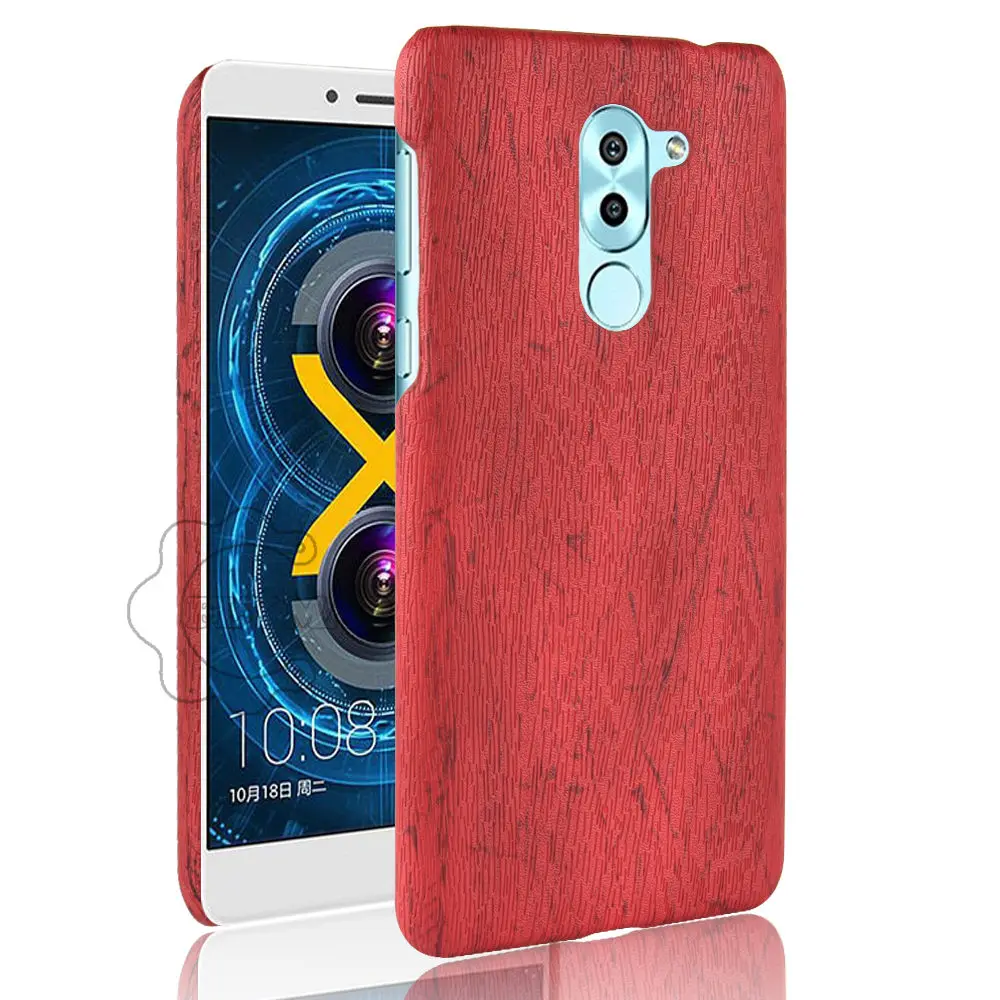 Чехол с деревянным лицевым покрытием для Huawei Honor 6X 6 X BLN L21 Honor6X Жесткий ПК Защитный