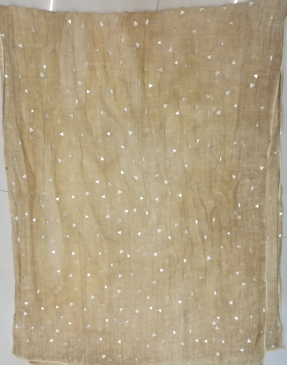 2017 модный треугольный шарф с принтом фольга Женский Длинный Галстук краска