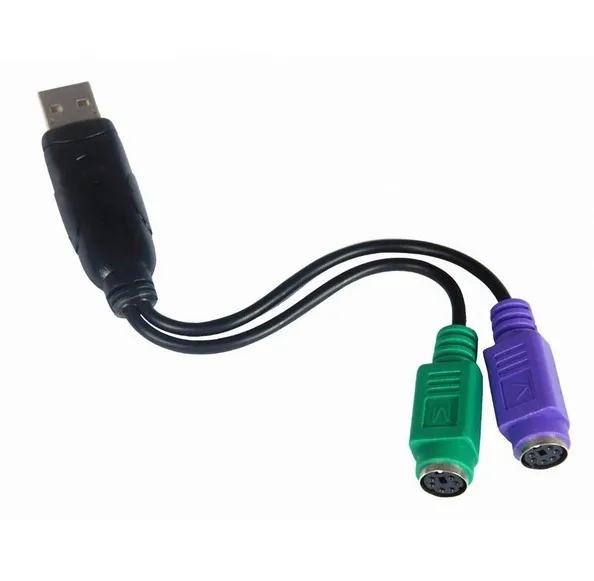 Usb адаптер для PS2 Кабель конвертера подключения клавиатуры или сканеров мыши|usb to