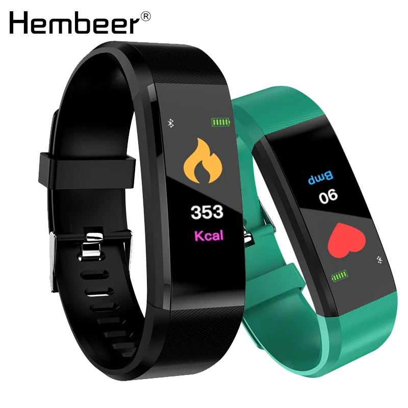 Цветной экран для мужчин умный Браслет кровяное давление фитнес трекер монитор