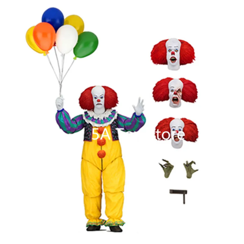 Игрушки Neca фигурка фильм IT Pennywise 1990 Стивен Кинг это модель клоуна Коллекция декор